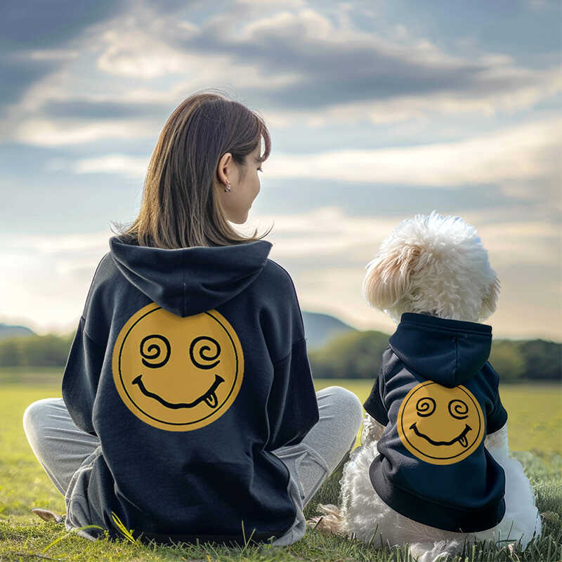 Cat and Dog Clothes for Autumn and Winter, Teddy, Corgi, Schnauzer, Golden Retriever, Large and Small Dogs, Owner-Pet Matching Outfits, Trendy Brand