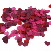1000pcs bag Multicolor Heart confetti weedding decor ballons