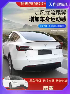 Suitable for tesla Tesla modelY tail modification Original special sports fixed wind wing exterior decoration parts