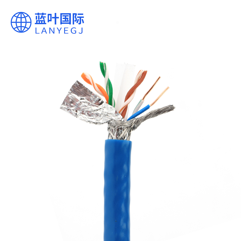 Ultra-six-type network wire pure copper 0-58 oxygen-free copper one thousand trillion mesh routes double screen blinding double hangnet route 300 m boxes