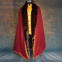 Monk coat of clothing monk coat of clothing Akoutline coat of cotton clothes Akoutline coat outerwear Tibetan Buddhist Tibetan red cotton clothes