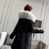 Removable Henning Fur Coat 2019 Winter Pie vượt qua nữ Trong dài Fox tóc Bên Trong đầu gối Coat 