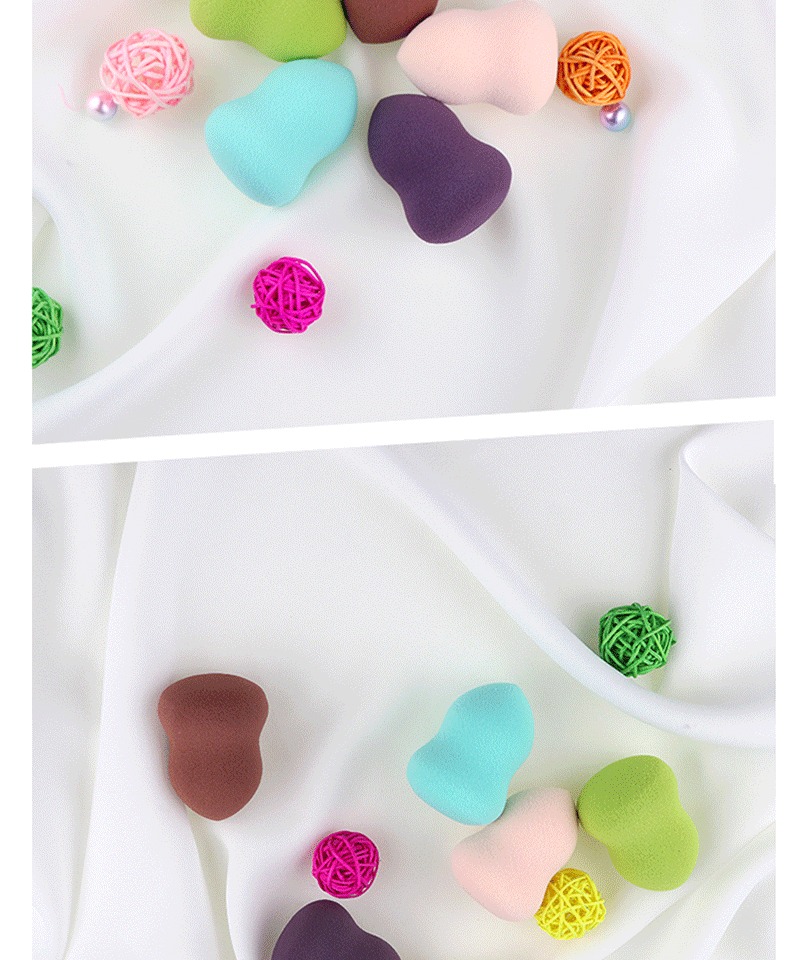 Piano Beauty Egg Bầu xanh Xanh tím Bột nâu Trang điểm khô và ướt Sponge Puff Công cụ làm đẹp - Các công cụ làm đẹp khác kẹp mi nam châm