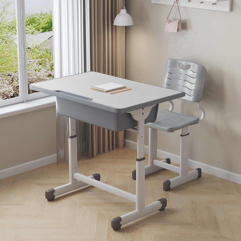 Simple primary and secondary school students desk home desk chair children learning table kids girls writing desk set desk chair