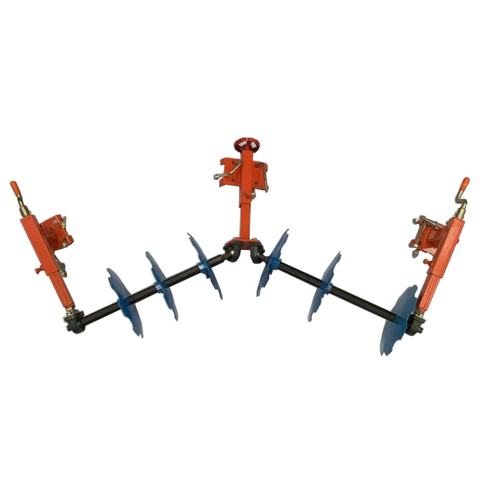 The new wheat seeder leveler disc four-disc small leveler disc type can be lifted and lowered