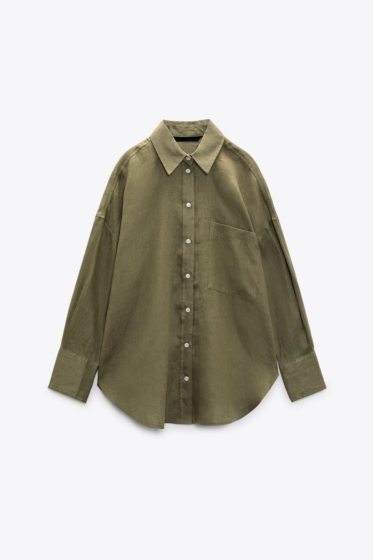 315g Weight Long Sleeve Sleeve Length Single Breasted Placket Type Regular Sleeve Sleeve Type Cotton and Linen Fabric Type Long Top Length Blouse Tops Type Daily Occasion Shirt Collar Neckline Loose Fit Type Solid Color Pattern Summer, Spring Season Women's Gender Casual Style Wholesale Women's Casual Solid Color Long Sleeve Blouses 32