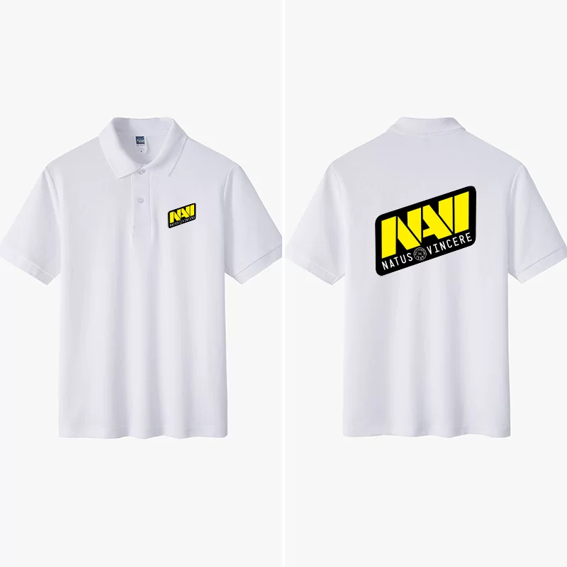 Команда Natus Vincere сервис CSGO контр-терроризм е-спорт DOTA2 украинская команда Navi футболка POLO, превращенная в короткую