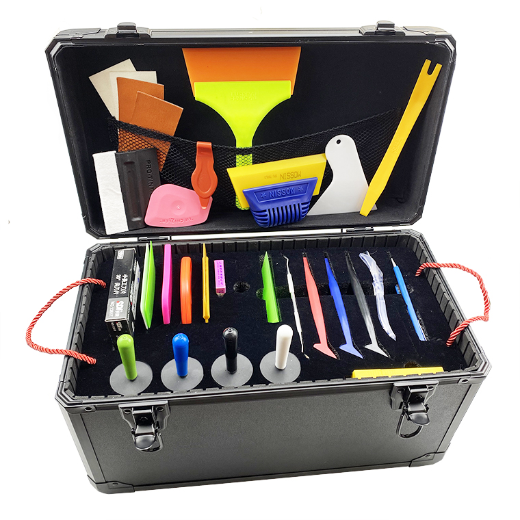 Car Cling Film Construction Kit Invisible Car Cover Hand Kit Built-in Removable Partition Prop Box Containing