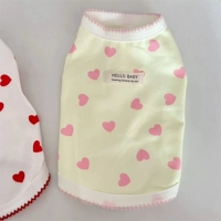 Светло-желтый любовный жилет