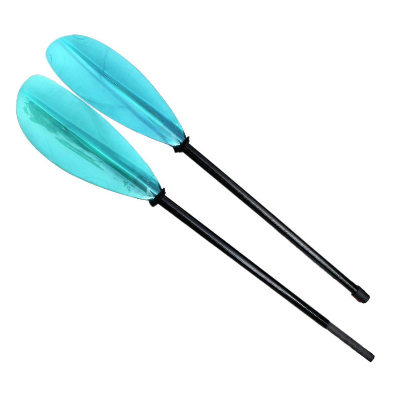 Baitu Riot kayak transparent plastic fiberglass paddle double leaf hand rowing paddle