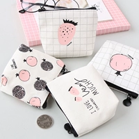 Hàn Quốc Creative Coin Purse Túi trẻ em Túi tiền dễ thương Cô gái Zipper Canvas Mini Purse Bag bóp nam đẹp