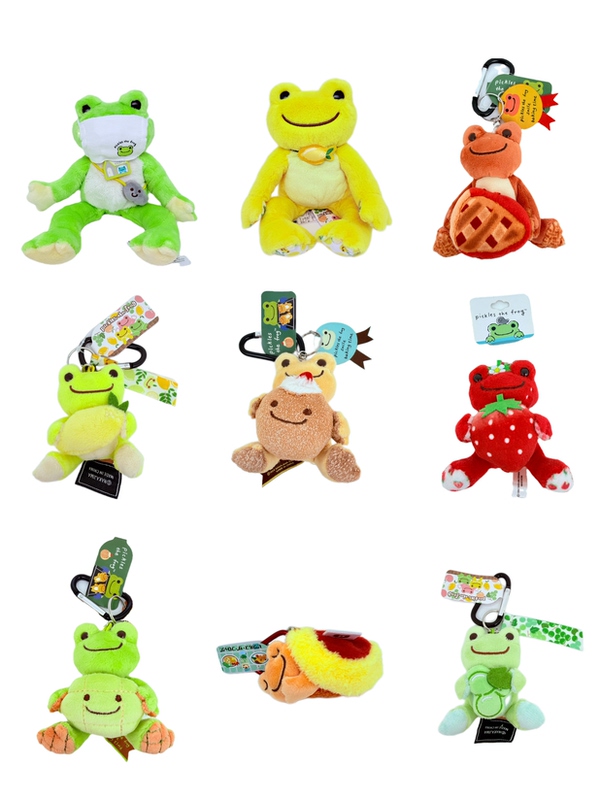 Japanese Genuine Picicklesthefrog Smile Frog Pickle Frog Doll Pendant Rainbow Frog Smile Frog