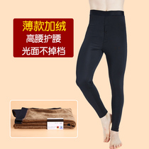 Mens velvet leggings winter autumn pants cotton pants warm glossy slim high waist and fat thin warm pants