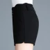 Mùa thu eo cao kích thước lớn co giãn lỏng sen mỏng lá sen trung niên phù hợp với quần short mở quần mẹ quần đùi nữ đẹp Quần short