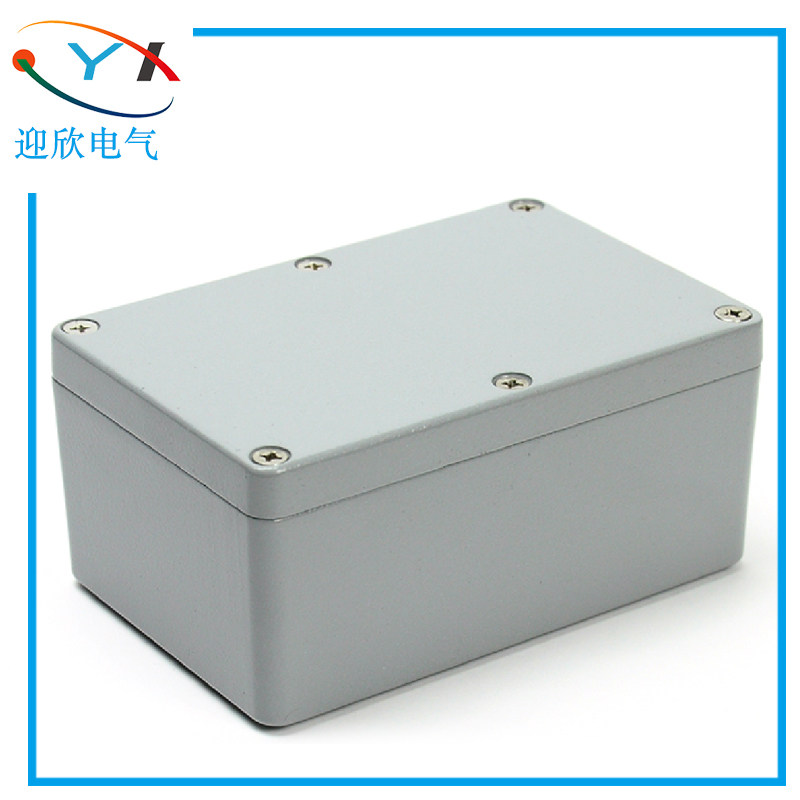 120 * 80 * 55mm cast aluminium waterproof junction box aluminium overwire box action power Outdoor cast aluminium waterproof case