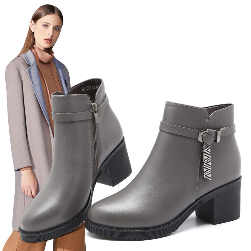Bottes mi-saison femme SAIOILDY   - Ref 3250162 Image 5