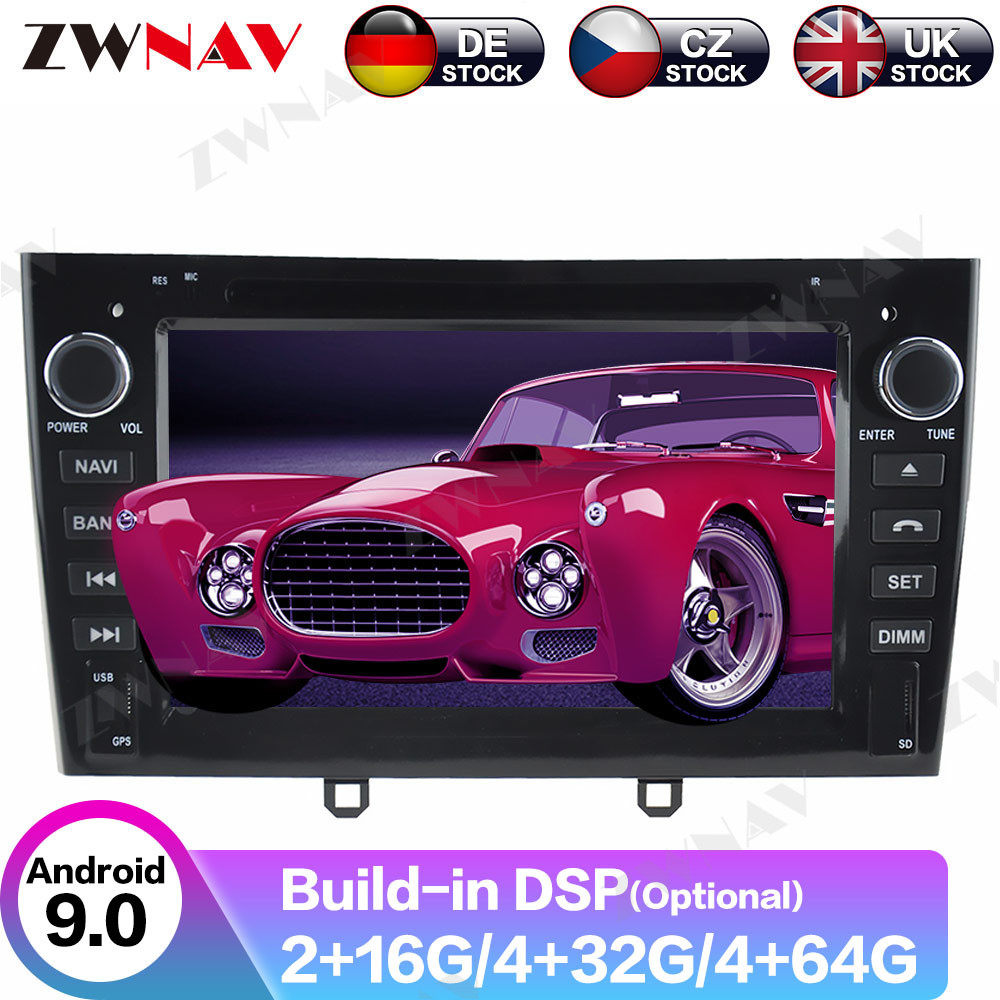 Logo 408 dedicated car-borne audio-visual navigation machine Android 9 0 built-in DSP CANBUS 4 64GB