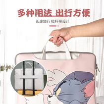 Laptop bag Female Mens Lenovo Little New 14-inch 15 6 inches Xiaomi Dell Alien Cartoon Hand Carrying Bag