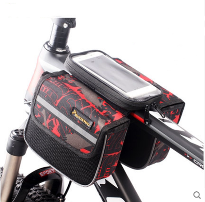 Front beam bag upper tube increase capacity bicycle mountain outdoor supplies car beam riding waterproof equipment bag saddle