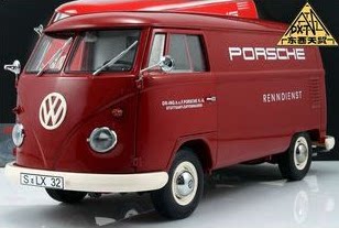 SCHUCO 1:18 Volkswagen Van T1 Volkswagen Porsche Transporter Car Model