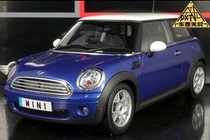 Original 1:18 MINI COOPER sky-changing MINI COOPER BLUE car model