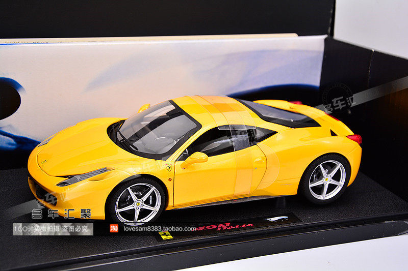Hot Wheels 1:18 Ferrari FERRARI 458 2010 hardcover edition car model collection