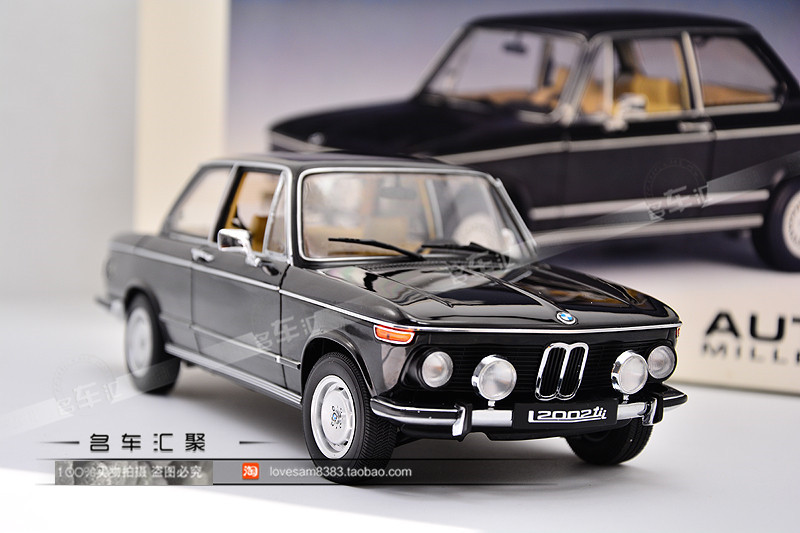 Alto 1:18 BMW L2002TII BMW L2002 TII L 74 black car model