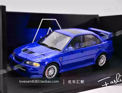 Alto 1:18 AUTOart Mitsubishi LANCER EVO6 EVO 6th generation blue car model