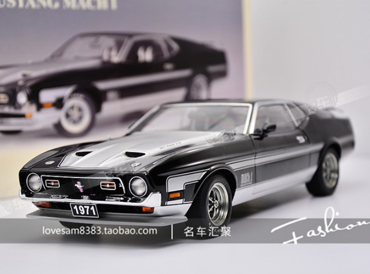 AUTOart 1:18 Alto Ford Mustang MACH1 1971 car model