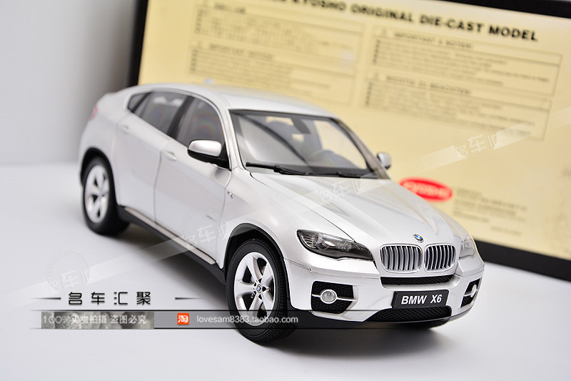 BOE 1:18 BMWX6 BMW X6 i SUV silver car model collection