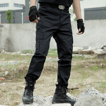 Shield Lang black wear-resistant pants thin wear-resistant breathable pants anti-scratch fashion Mens tooling labor insurance security tactical pants