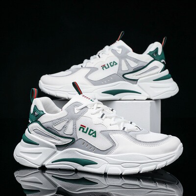 学生透气百搭运动休闲老爹鞋网面潮鞋男