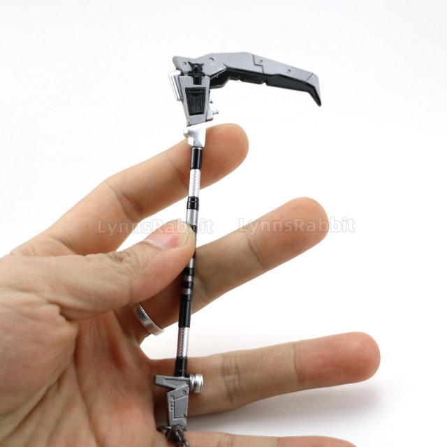 14CM reaper sickle pickaxe doll props metal model keychain pendant game ready