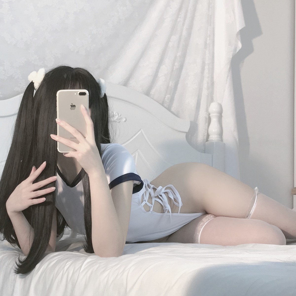 Sexy lingerie uniform temptation open crotch free cute Sao passion suit tease pajamas female campus sex