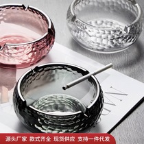 Simply personalized household glass hammer ashtray buffet tavern tavern desktop trend utility soft mould