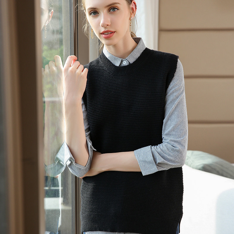 Débardeur hiver femme en Laine - Ref 3176941 Image 1