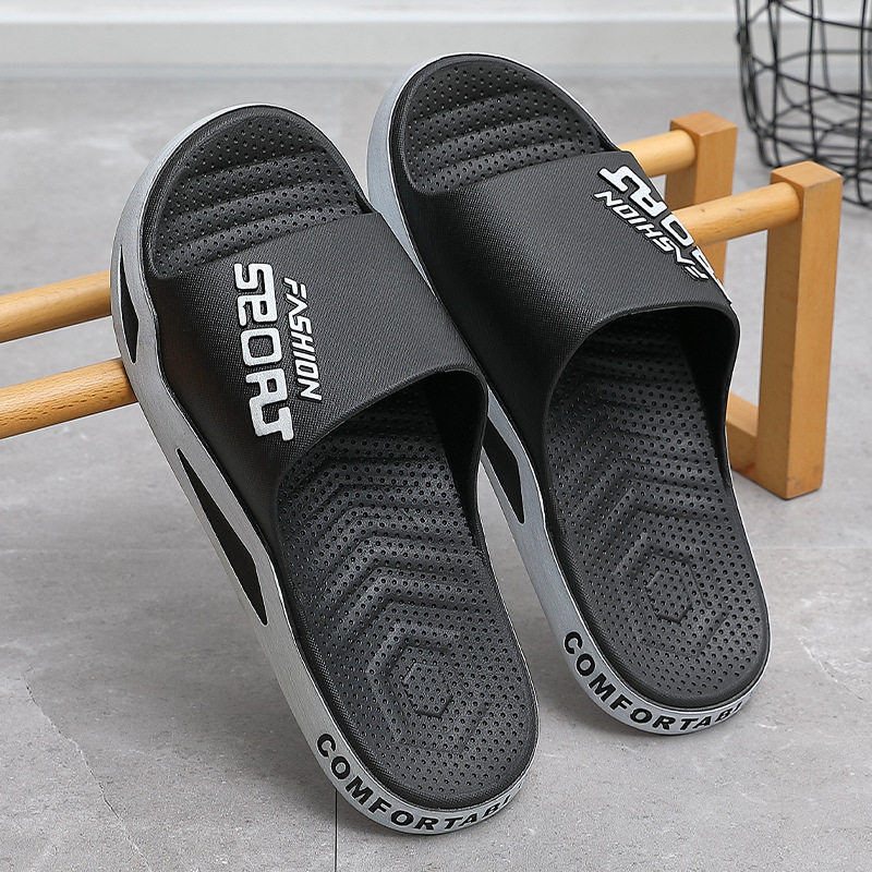 Slippers Men's Summer Large Size 46 Outdoor Wearing Non-slip Beach Sandals Enlarge 48 Home Use casual Soft bottom