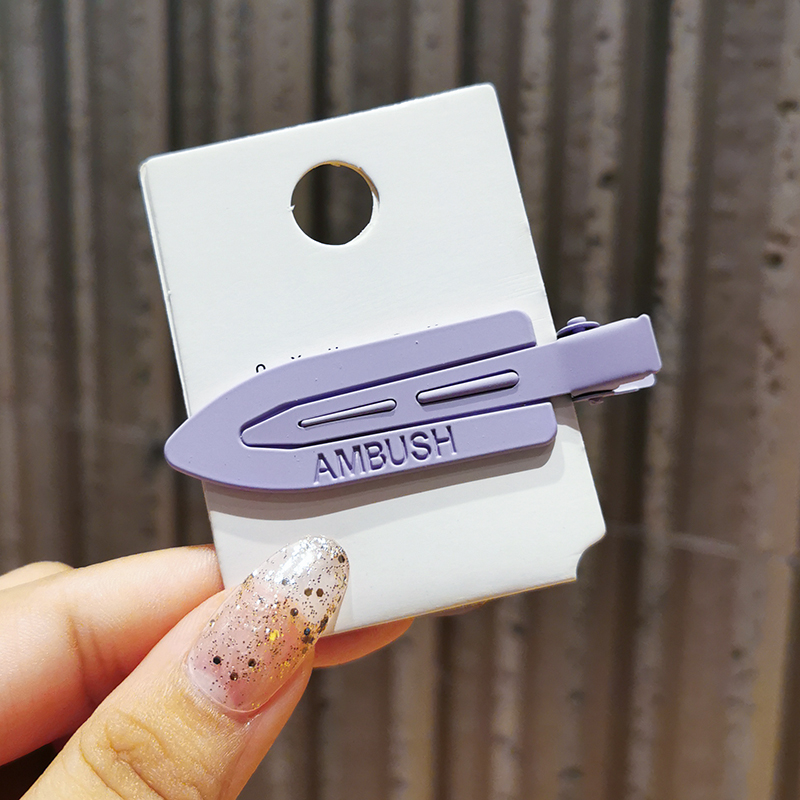 images 7:Korean colorless makeup clip hair-washed small shovel hair clip female side crushed hair Liu Hai side hair card