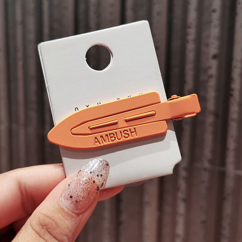 images 3:Korean colorless makeup clip hair-washed small shovel hair clip female side crushed hair Liu Hai side hair card