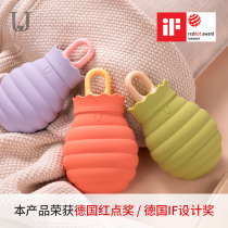 Jordan Judy Silicone hot water bottle warm belly baby explosion-proof water injection warm water bag female warm hand treasure cute warm baby