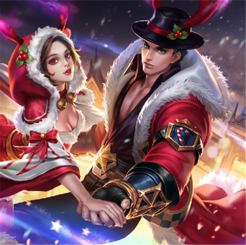 King glory Lvbu Christmas carnival COS clothing Lvbu Diaochan couple clothing Men and Women's clothing custom-made