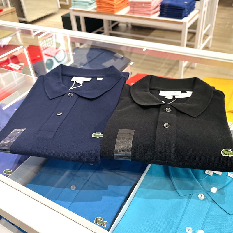 Lacoste Genuine French Crocodile Men's Polo Shirt T-Shirt Men's Classic Casual Cotton Slim Short-Sleeved Ph4012