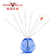 Red wolf silicone 7 + 1 thể thao không gian đậu không làm tổn thương dòng anti-cờ lê dòng phụ kiện cá nguồn cung cấp cá thiết bị câu cá