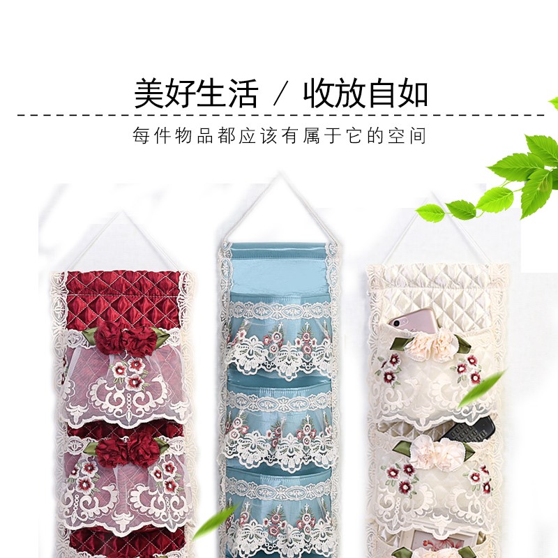 hộp nhựa tròn đựng thực phẩm Túi lưu trữ treo túi gia đình lưu trữ dụng cụ hoàn thiện túi nhà treo tường ký túc xá ký túc xá túi lưu trữ hộp đựng đũa muỗng