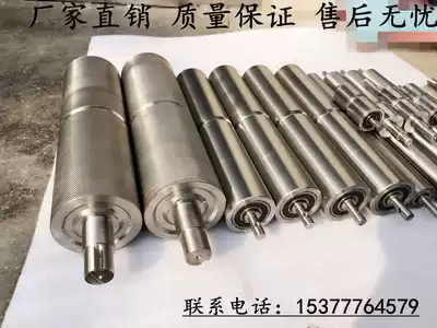 Galvanized chrome-plated roller stainless steel rubber roller unpowered roller conveyor belt roller power roller assembly line roller