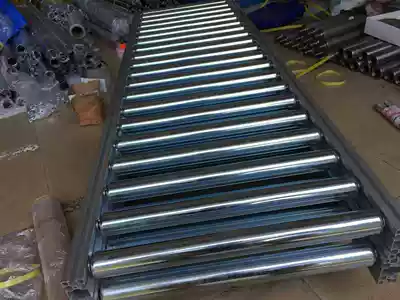 Unpowered conveyor belt roller conveyor roller conveyor roller conveyor line conveyor unloading slide roller ladder assembly line