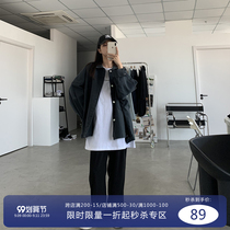 SIXI SIXI home homemade spring denim jacket female loose Korean version Joker bf tooling style casual top