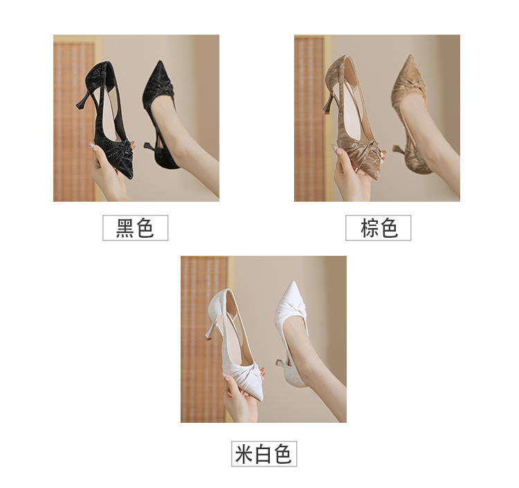 C9595 1380K GIÀY CAO GÓT NỮ RUOREAG MŨI NHỌN GÓT NHỌN GIÀY DÉP NỮ G04 SẢN PHẨM MỚI