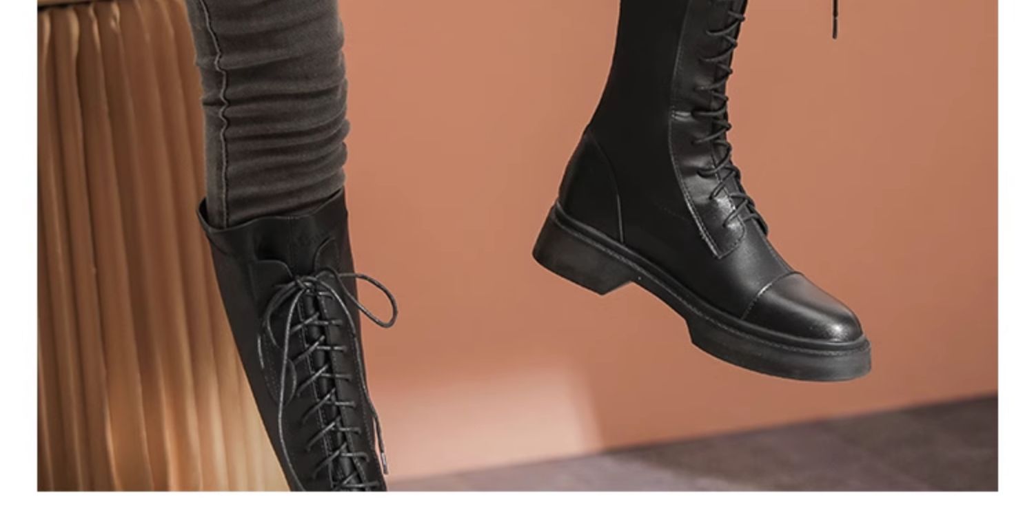 C9618 1620K BOOT CỔ CAO NỮ RUOREAG CỔ CAO QUA GỐI TĂNG CHIỀU CAO GIÀY DÉP NỮ G05 SẢN PHẨM MỚI