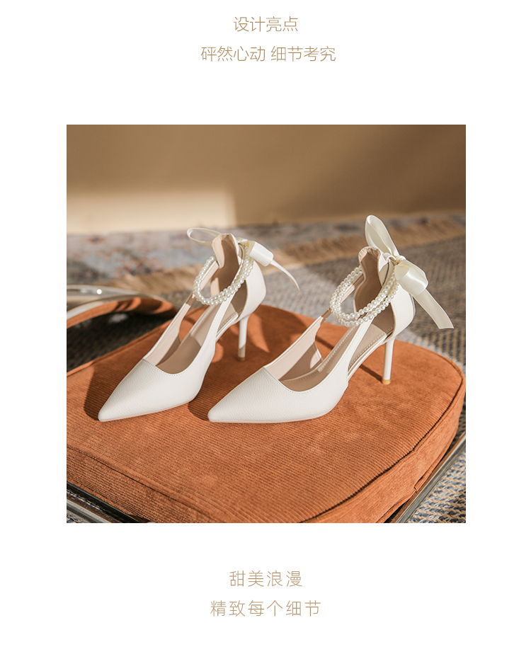 C9585 1380K GIÀY CAO GÓT NỮ RUOREAG GÓT NHỌN DÙNG TRONG LỄ CƯỚI GIÀY DÉP NỮ G04 SẢN PHẨM MỚI